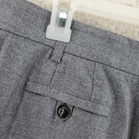 Giorgio Armani Gray Career Pants Trousers Hi Rise Tapered Wmns IT 46 US 10 36x35 - Picture 9 of 13